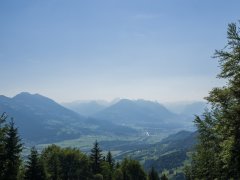 Blick von der Feldkircher Hütte in den Walgau