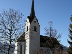 Schnifis, Katholische Pfarrkirche Heiliger Johannes der Täufer und Friedhof